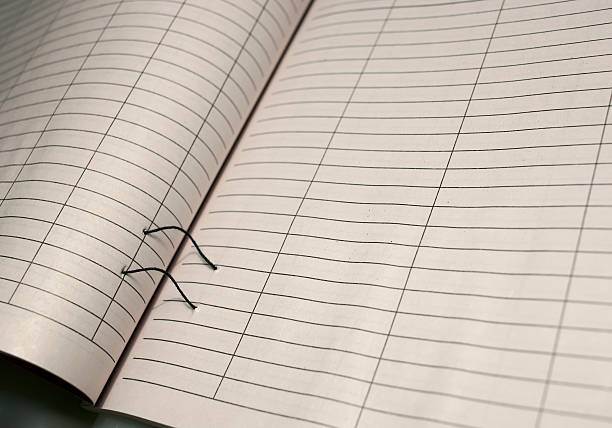 istock Detail stitched accounting journal 626693074