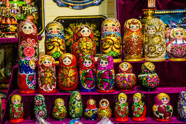 istock Matrioshka, russian traditional souvenir 626693218