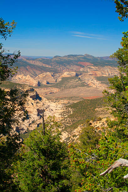 vale do deserto verde - picturesque america or the land we live in canyon mountain mountain range - fotografias e filmes do acervo