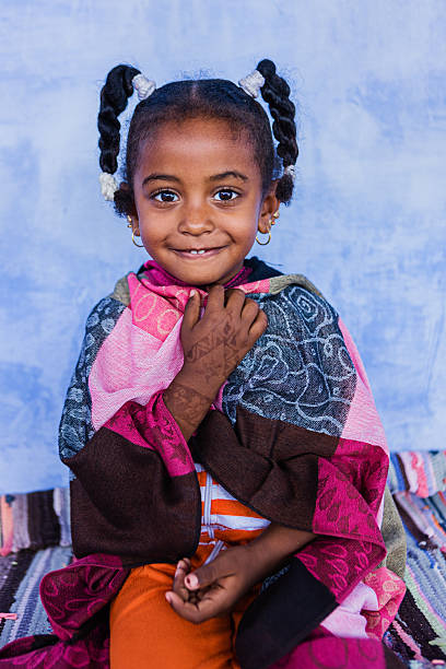 Beautiful Muslim Little Girl In Southern Egypt Stock Photo - Download Image  Now - Egypt, Girls, Egyptian Culture - iStock