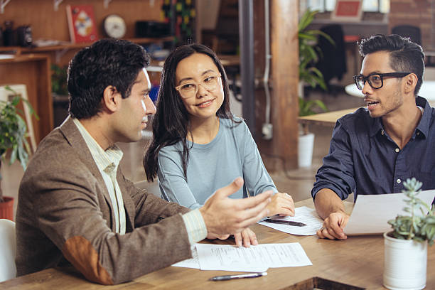 istock Couple getting financial advice 626703168