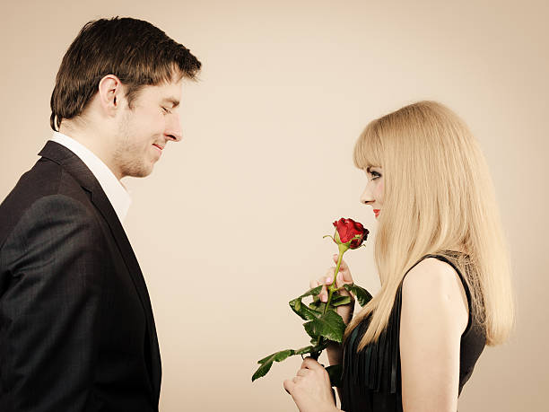 istock Elegant couple on perfect date. 626703868