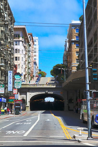 Stockton street Tunnel - San Francisco - California Stockton street Tunnel - San Francisco - California stockton california stock pictures, royalty-free photos & images