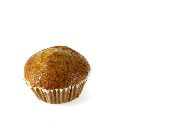 istock Banana cake isolated on white background. 626723512