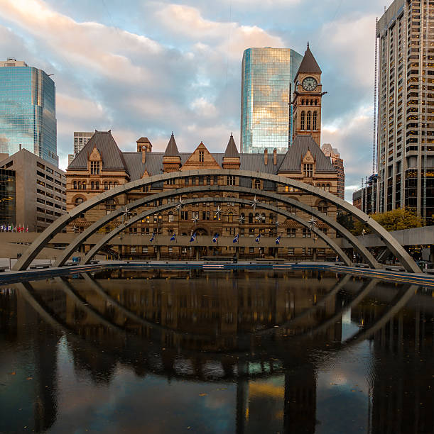 istock Nathan Phillips Square and Old City Hall - Toronto, Canada 626723928