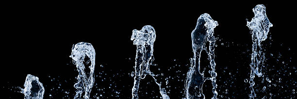 istock set of splashing water isolated on black 626740866