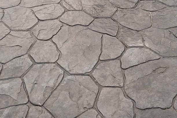 stempluj betonowy wzór tekstury i tło. - sidewalk brick patio floor zdjęcia i obrazy z banku zdjęć