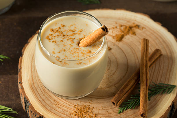 istock Homemade Christmas Eggnog with Cinnamon 626750930