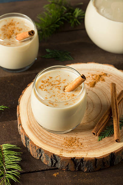 istock Homemade Christmas Eggnog with Cinnamon 626750980