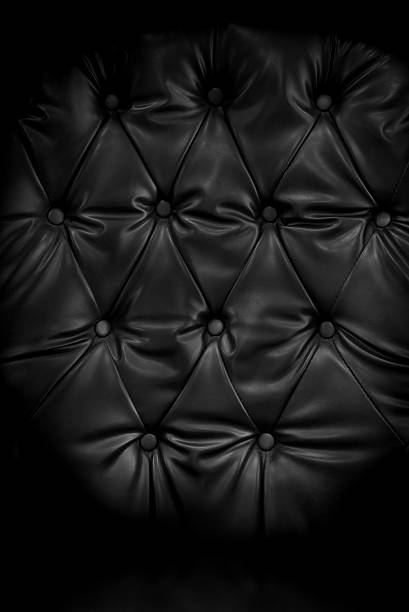 istock Close up retro chesterfield style, capitone textile background 626771634