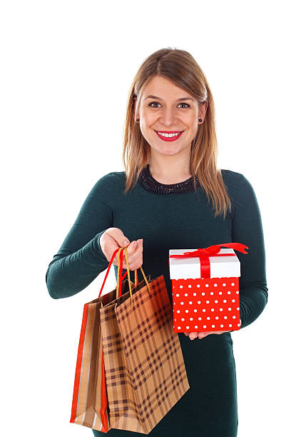 istock Christmas gift made with love 626774780