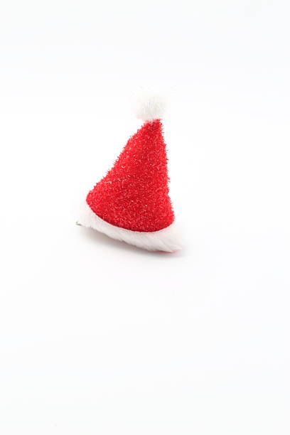 istock Santa Claus red hat isolated on white background 626777288