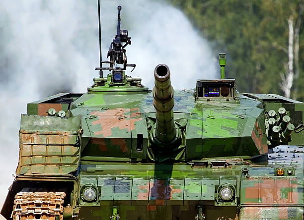 Tower of chinese tank with a cannon, machine guns and surveillance devices