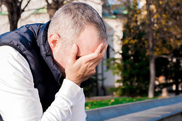 istock Negative human emotion facial expression feelings. stressed man. emotion portrait 626783448