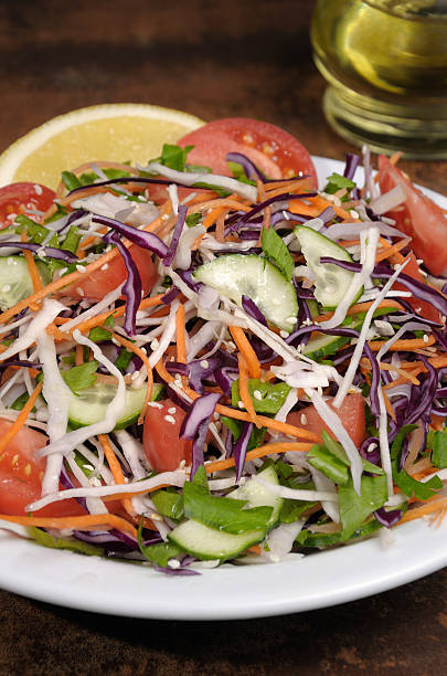 istock Salad of chopped cabbage 626783902