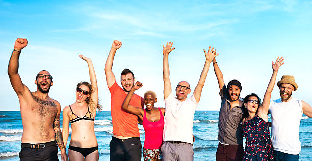 istock Young People Standing Near Sea Concept 626787170