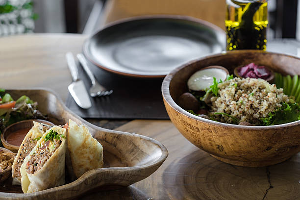 istock quinoa salad, vegetarianism 626789870