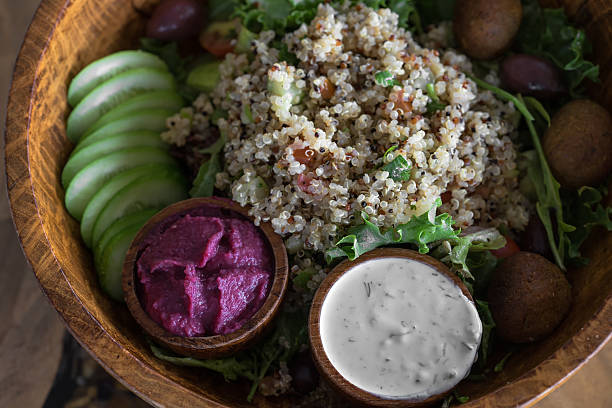 istock quinoa salad, vegetarianism 626790252