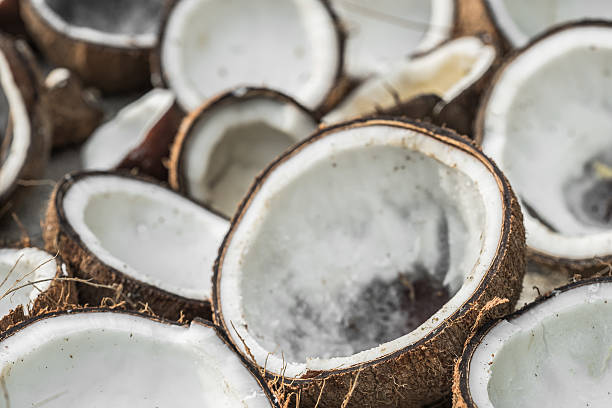 istock fruits of coconuts on desk space 626790466