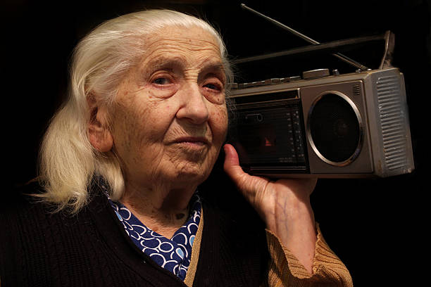 istock Grandmother with radio 626808052