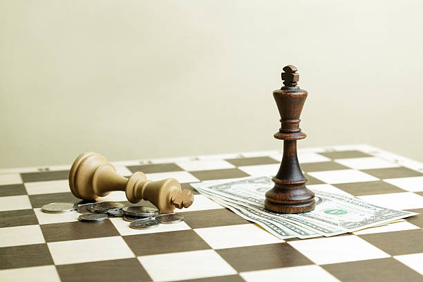 istock Battle of chess kings 626808124