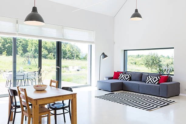 istock Scandynavian style living room 626808536