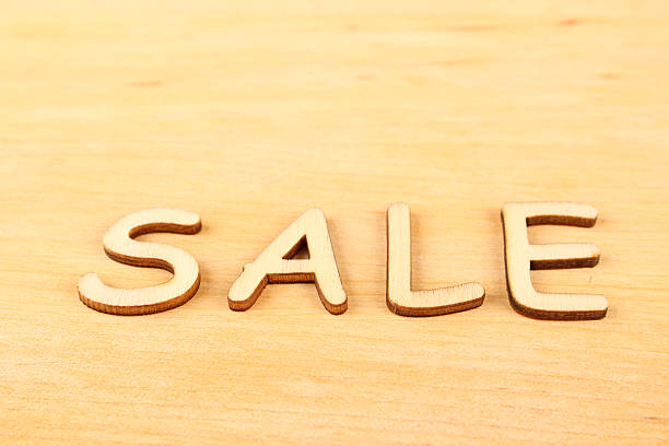 istock Wooden letters sale 626813020