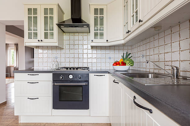 istock White furniture in the kitchen 626814110