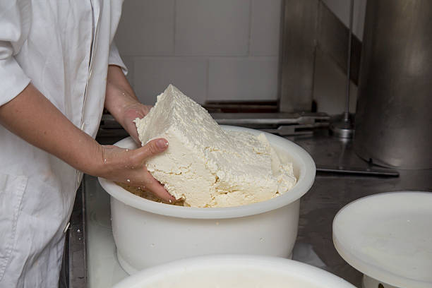 istock production of smoked cheese 626814328