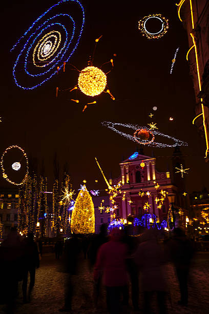 istock Moment to remember at Ljubljana Christmas tree 626816366