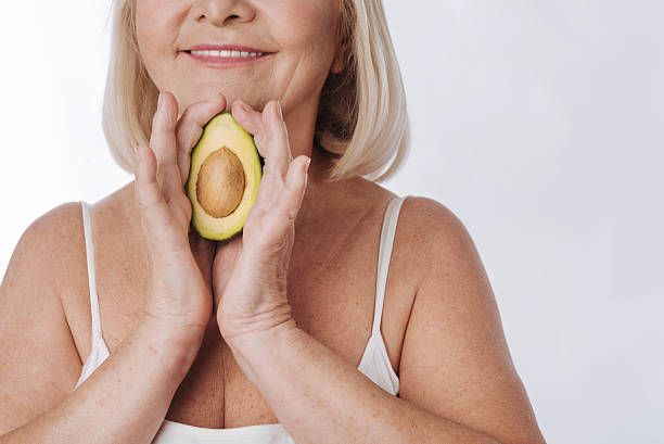 istock Close up of an avocado half 626816490