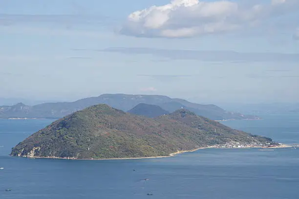 Megijima island is said to have lived oni floating in the Seto Inland Sea