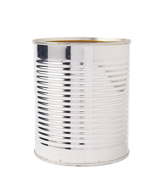 istock Metal can isolated over white background 626823498