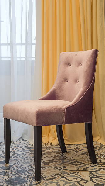 istock elegant chair with fabric upholstery 626824390