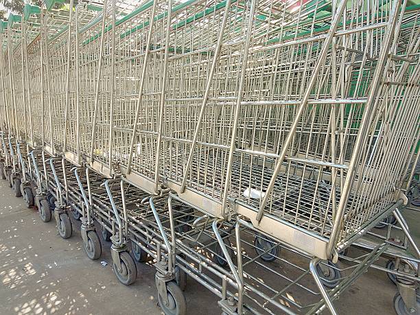 istock Group of shipping cart 626831298