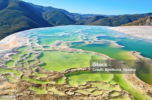 Hierve El Agua In The Central Valleys Of Oaxaca Mexico Stock Photo - Download Image Now