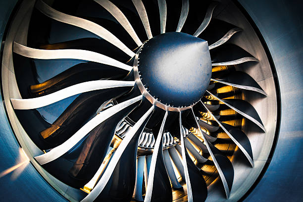 avion jet engine - aerospace industry photos et images de collection