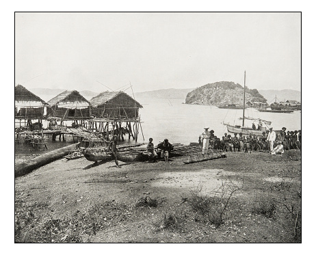 Antique photograph of Port Moresby