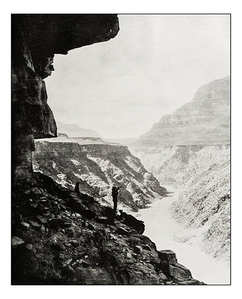 istock Antique photograph of Grand Canyon 626852932