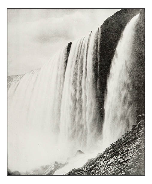 istock Antique photograph of Horseshoe Fall 626855610