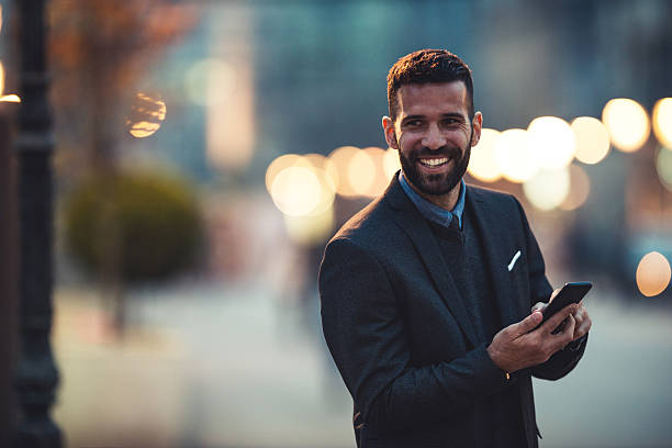 istock Businessman in the city 626856038