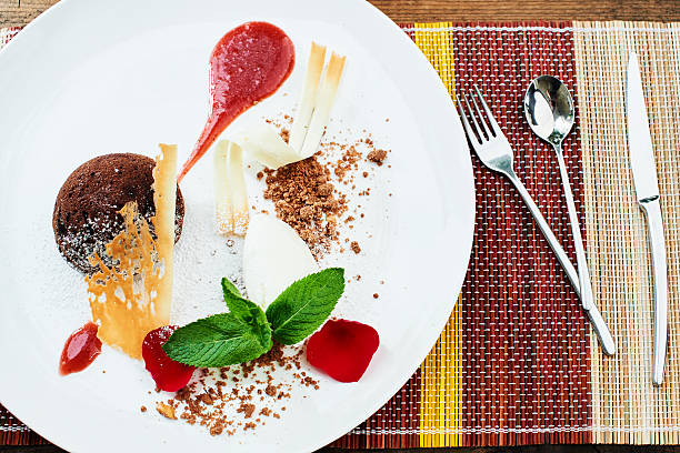 istock The sweet chocolate dessert and ice cream 626856388