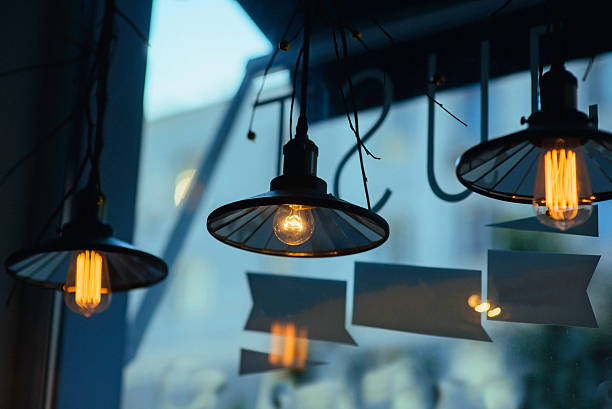 istock ceiling lights in the background of a window 626862634