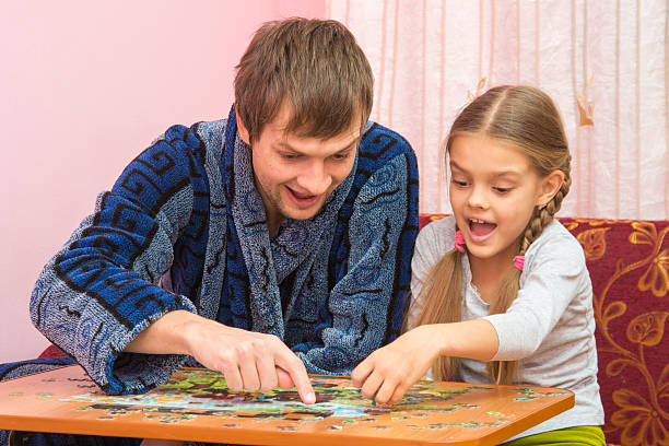 istock Dad and daughter are happy that you have found 626868516