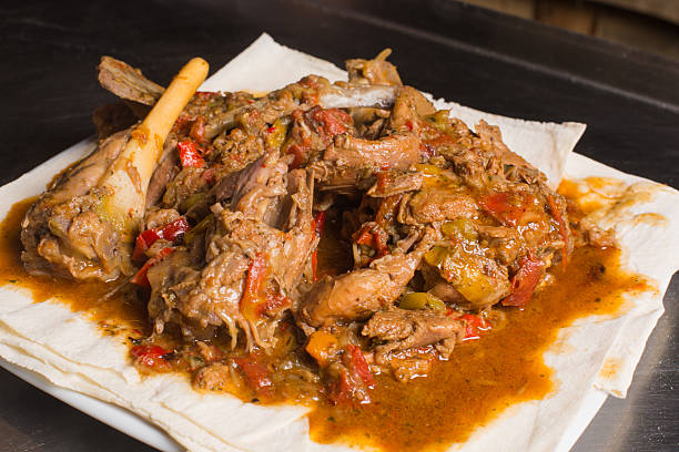 istock Hot beef Rendang, Indonesian food 626868626