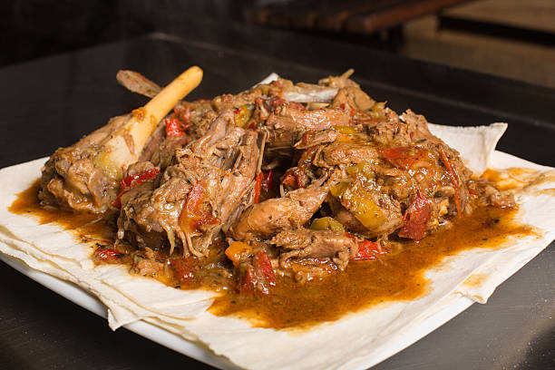 istock Hot beef Rendang, Indonesian food 626868698