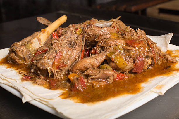 istock Hot beef Rendang, Indonesian food 626868756