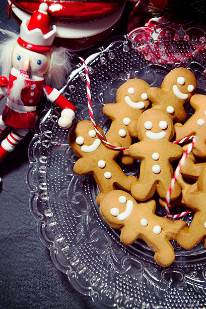 istock Christmas Candy Cookie Parade - Gingerbread Men 626874112
