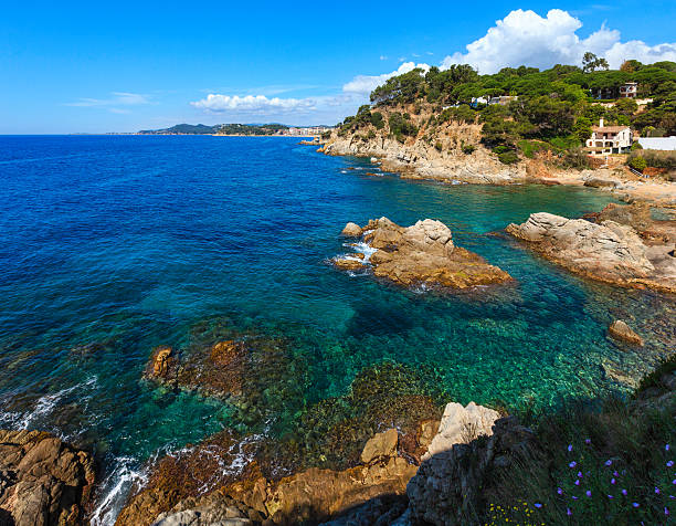istock Summer sea rocky coast view (Spain). 626874494