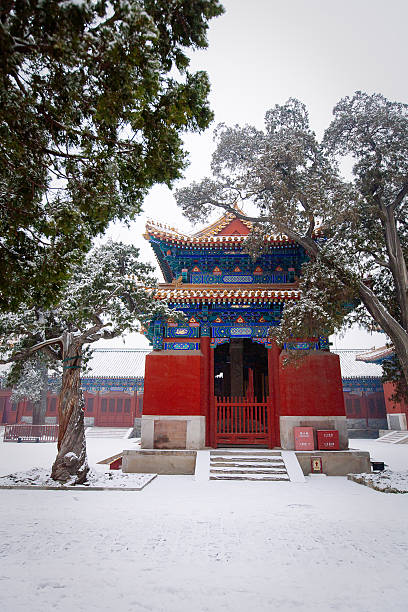 istock Confucius Temple in Beijing. Winter time. 626874758